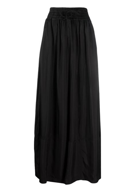 Pantaloni a palazzo in nero - donna JIL SANDER | J01KA0101J65052001